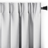 Restilo zasłona BLACKOUT kolor biały szarfa upinająca styl klasyczny taśma materiał blackout 140x175 | shoptok.hr