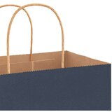  Papirnate vrećice 50 kom s ručkama plave 26x17x25 cm | shoptok.hr