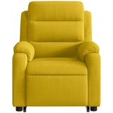  Električni masažni naslonjač na podizanje žuti baršun | shoptok.hr