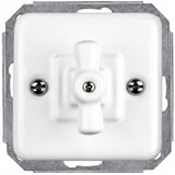  Elhard - Keramički retro okretni regulator za žaluzine bez okvira, bela | Eponuda.com