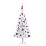  Umjetno božićno drvce s stalakom Bijelo 120 cm PVC i čelik | shoptok.hr