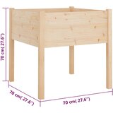  Vrtne sadilice 2 kom 70 x 70 x 70 cm od masivne borovine | Eponuda.ba