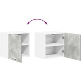 vidaXL Viseča omarica Riga 2 pcs Beton sivo in bela 40 x 31 x 40 cm | Shoptok.si