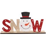 Dardanar Pribor za božično okrasje, leseni abecedni okras (snežak), (21086200) | Shoptok.si