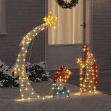 vidaXL Jaslice Topla bijela 149 x32 x 127.5 cm Poliester | shoptok.hr