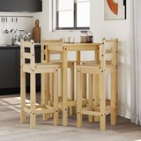 vidaXL Barska garnitura 5-delna trdna borovina | Shoptok.si