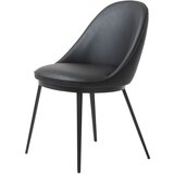 Unique Furniture Črn jedilni stol iz umetnega usnja Gain Cene