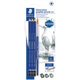 Olovka GRAFITNA PK3 PLUS KIST MARS LUMOGRAPH AQUARELL DESIGN JOURNEY STAEDTLER 100A SBK4 BLISTER | shoptok.hr