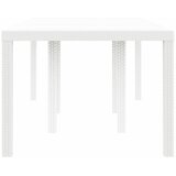  Stol za vrt Bijelo 200 x 100 x 73 cm poliratan | shoptok.hr