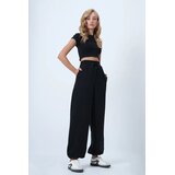 Trend Alacati Stili ženske pantalone Alc-X14580, crne Cene