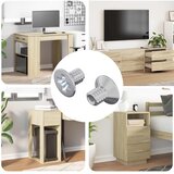  Vijci s konusnom glavom 2 pcs Srebrno M4 x 6 mm Čelik | shoptok.hr