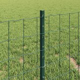 Euro ograda s postom 10 x 0,4 m Čelik premazan PVC-om Zelena | shoptok.hr
