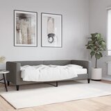 vidaXL Dnevna postelja z vzmetnico temno siva 80x200 cm blago Cene