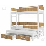 ADRK Furniture Pograd Queen - 90x200 cm - bel/artisan
