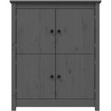  Komoda siva 83x41,5x100 cm trdna borovina, (20654206) | Shoptok.si
