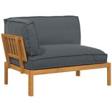  Set sofe Antracit 133 x 92 x 69 cm Čvrsto drvo akacije | Eponuda.com