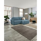 MID.YOU KOTNA SEDEŽNA GARNITURA, rebrasti žamet svetlo modra | Shoptok.si