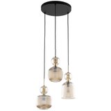  Visilica na sajli SOPHIA 3xE14/10W/230V crna/zadimljeno bež | Eponuda.com
