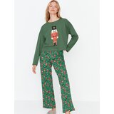 Trendyol Ženski set pidžame Thmaw23Pt00318, Zeleni | Eponuda.com