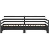  Izvlečna dnevna postelja črna trdna borovina 2x(90x200) cm, (20606174) | Shoptok.si