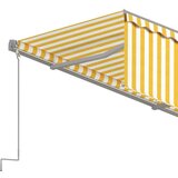  Tenda na ručno uvlačenje s roletom 4 x 3 m žuto-bijela | shoptok.hr