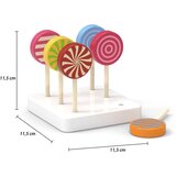 Viga drvene šarene lizalice set od 6 kom. | shoptok.hr