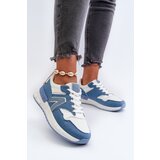 Boto Women's Blue Faux Leather Jeans Sneakers Vinelli | ePonuda.com