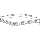 vidaXL Vzmetnica z bonnell vzmetenjem srednja 180x200 cm | Shoptok.si