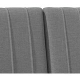 vidaXL tapecirano vzglavje temno siva 135 cm masivno borovo les | Shoptok.si