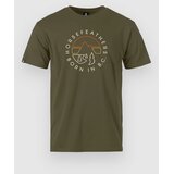 Horsefeathers Majice Line Circle T-Shirt Burnt Olive XXL | Shoptok.si