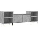 TV ormarić boja betona 160x35x55 cm od konstruiranog drva | Eponuda.com