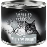 Wild Freedom Adult 6 x 200 g - brez žit - White Infinity - Piščanec & konj