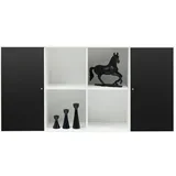 Hammel crno-bijeli zidni sanduk Mistral Kubus, 136 x 69 cm