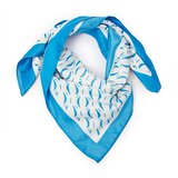 Orsay Blue and White Women's Patterned Satin Scarf - Women's | Shoptok.si