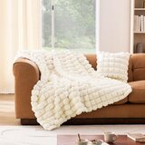 Douceur d intérieur Kremno bela odeja iz mikropliša/iz umetnega krzna 180x220 cm Igloo – | Shoptok.si