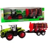 Tractor With Wood Trailer 9 Bali Trees Green Drive