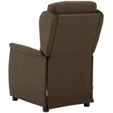  Massagerica s jastukom Smeđa 93.5 x 67.5 x 101.5 cm tkanina | shoptok.hr