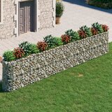 vidaXL Gabionska povišena gredica od pocinčanog željeza 540x50x100 cm Cijene