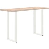  Noge stolića za kavu U-oblika 2 kom bijele 40x(100-101)cm čelik | shoptok.hr