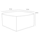Atelier Del Sofa tabure kozan grey