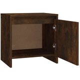  Noćni ormarići 2 kom boja dimljeni hrast 45x34x44 5 cm iverica | shoptok.hr