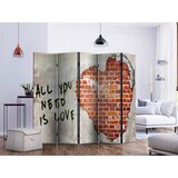 Artgeist Paravan Love Is All You Need I, 5-Delni, Dvostranski | Shoptok.si