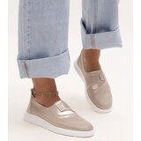 Gemre Golden perforated leather sneakers Ethels | shoptok.hr