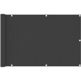 vidaXL Balkonsko platno antracitno 90x500 cm HDPE, (20610885) | Shoptok.si
