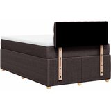  Krevet s oprugama i madracem tamnosmeđi 120 x 200 cm od tkanine | shoptok.hr