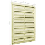  Vrtna vrata od impregnirane borovine 100 x 125 cm zelena | shoptok.hr