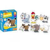 Merx Puzzle domaće životinje – 6 delova Cene