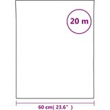 vidaXL Okenska folija matirana bela PVC | Shoptok.si