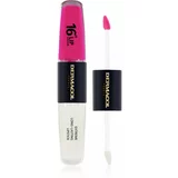 Dermacol 16H Lip Colour Dolgoobstojna šminka in sijaj za ustnice odtenek 8 2x4 ml