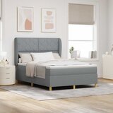  Krevet s opruga kutije Svijetlo siva 200 x 140 cm tkanina | shoptok.hr